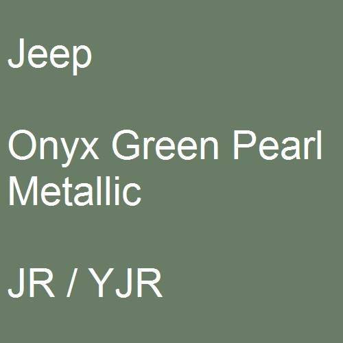 Jeep, Onyx Green Pearl Metallic, JR / YJR.